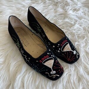 Y2K 2000 NYE Velvet Heels